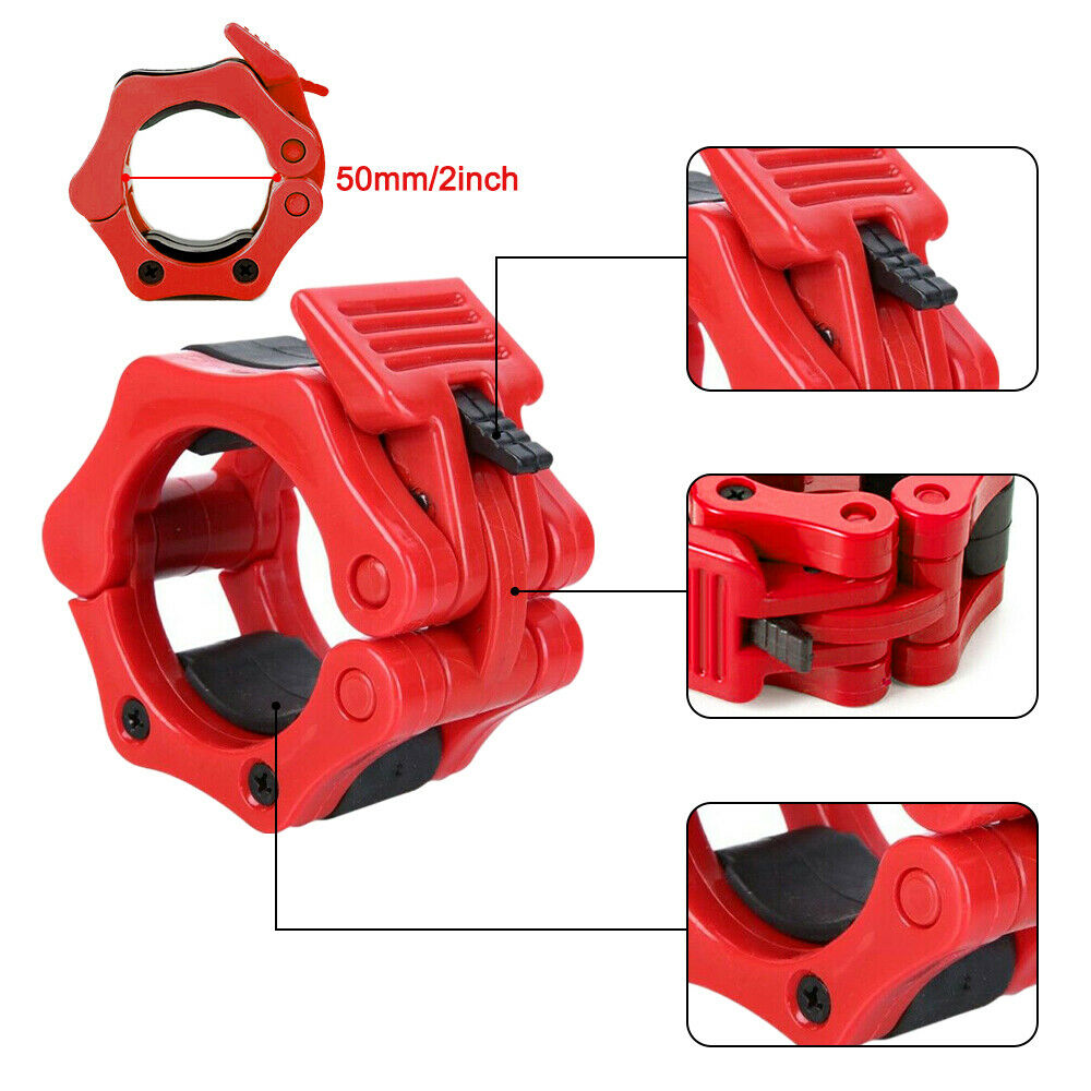 “Olympic 2 inch spinlock collars – secure barbell clamps for weightlifting and gym workouts – Hot Deal Warehouse fitness equipment”


