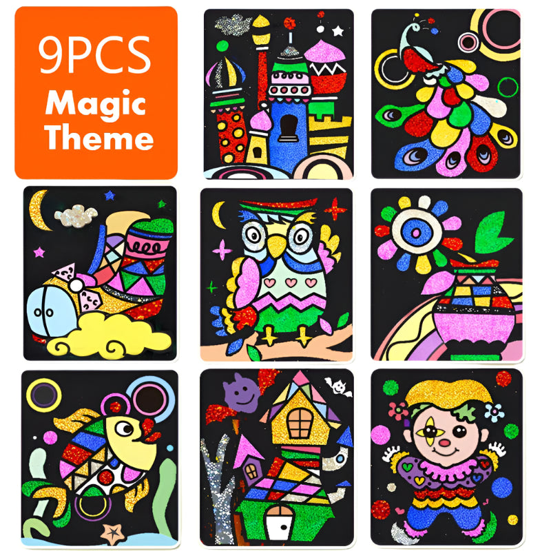 “DIY Cartoon Magic Transfer Painting Kit – creative art kit for kids with fun cartoon designs, perfect for hands-on crafting and imaginative play – Hot Deal Warehouse crafts & toys”
