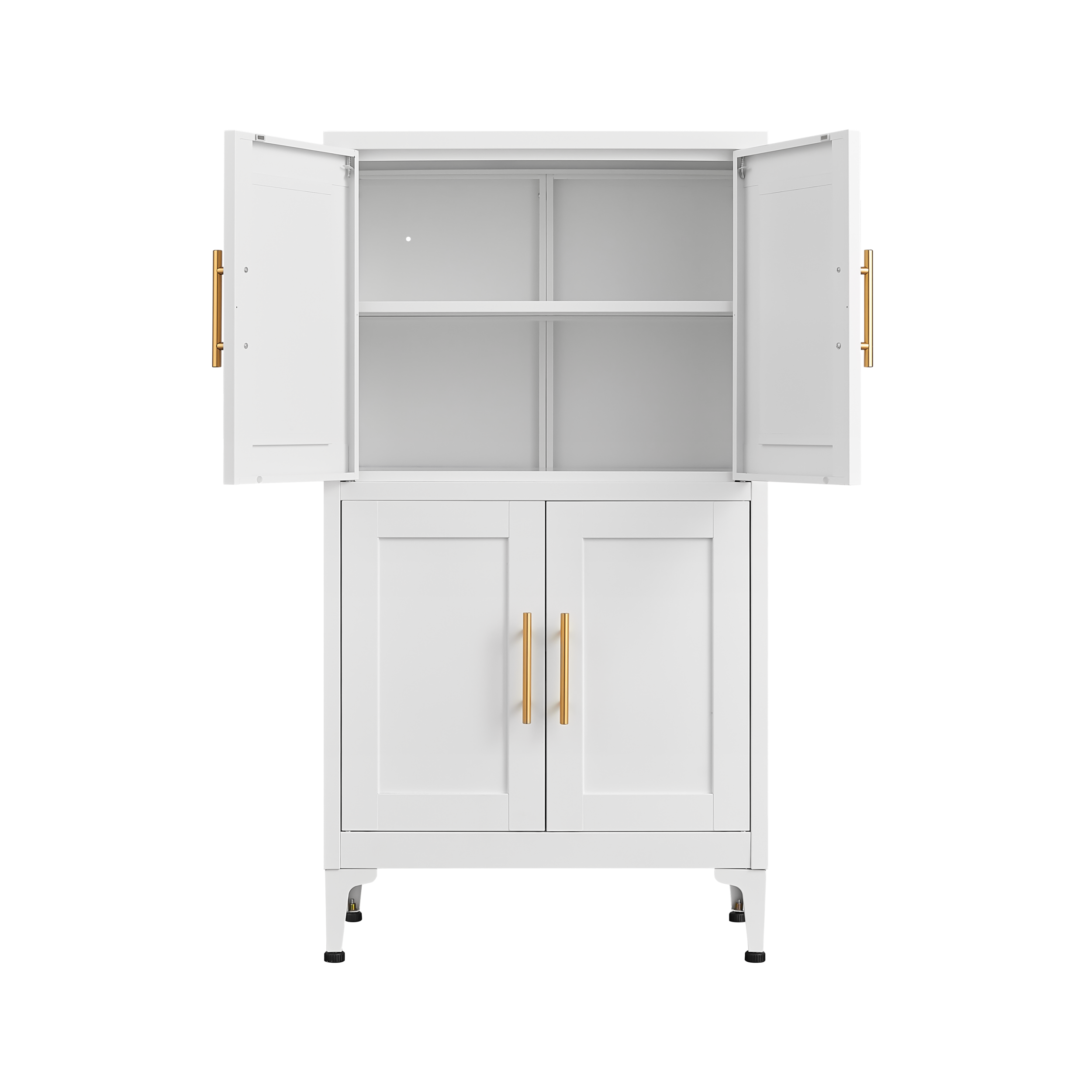 “Deluxe White Storage Cabinet – spacious, modern storage cabinet in crisp white, perfect for organizing any room in style – Hot Deal Warehouse home furniture”
