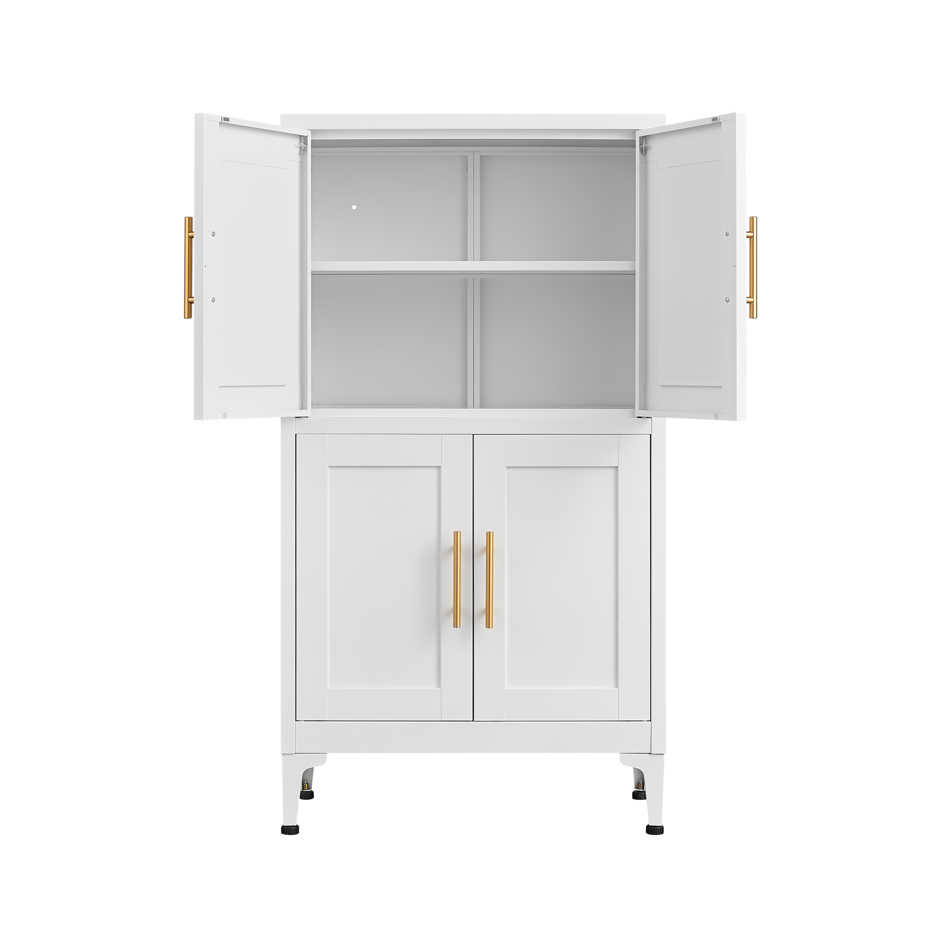 “Deluxe White Storage Cabinet – spacious, modern storage cabinet in crisp white, perfect for organizing any room in style – Hot Deal Warehouse home furniture”
