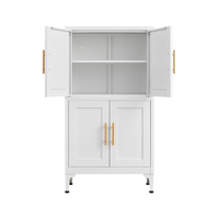 “Deluxe White Storage Cabinet – spacious, modern storage cabinet in crisp white, perfect for organizing any room in style – Hot Deal Warehouse home furniture”
