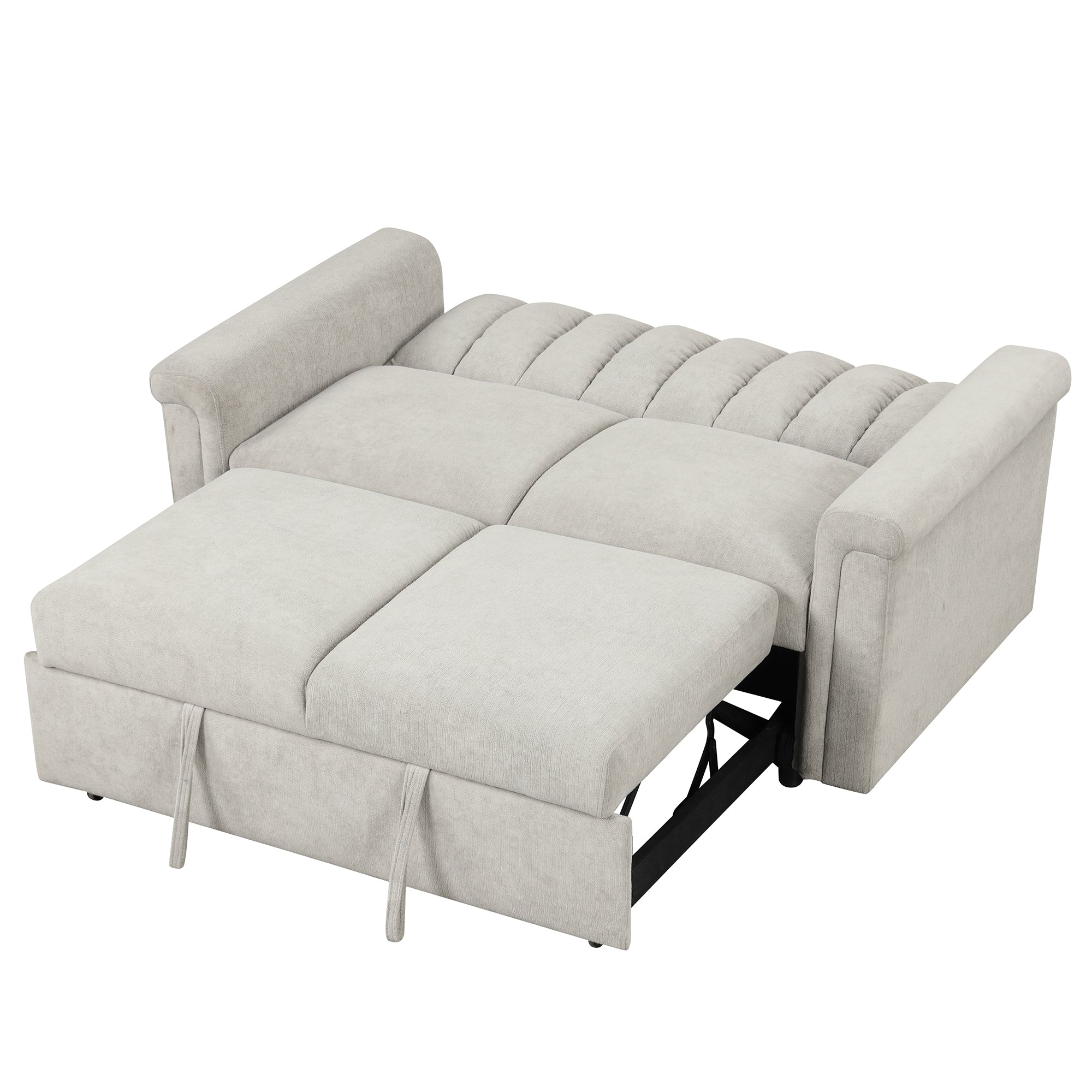 U Style Convertible Sofa With Pull Out Bed
