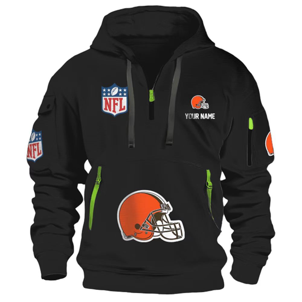 European and American printed pullover hoodie with front zip and kangaroo pocket.

