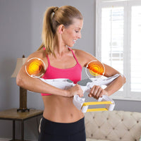 Useful Armor upper body and hand grip strength trainer, featuring adjustable resistance for improving grip strength, forearm, and upper body muscles during strength training exercises