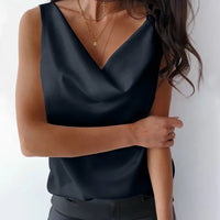 “Beverley Cowl Top – women’s elegant cowl neck blouse with a flattering drape, perfect for work or casual outings – Hot Deal Warehouse fashion”

