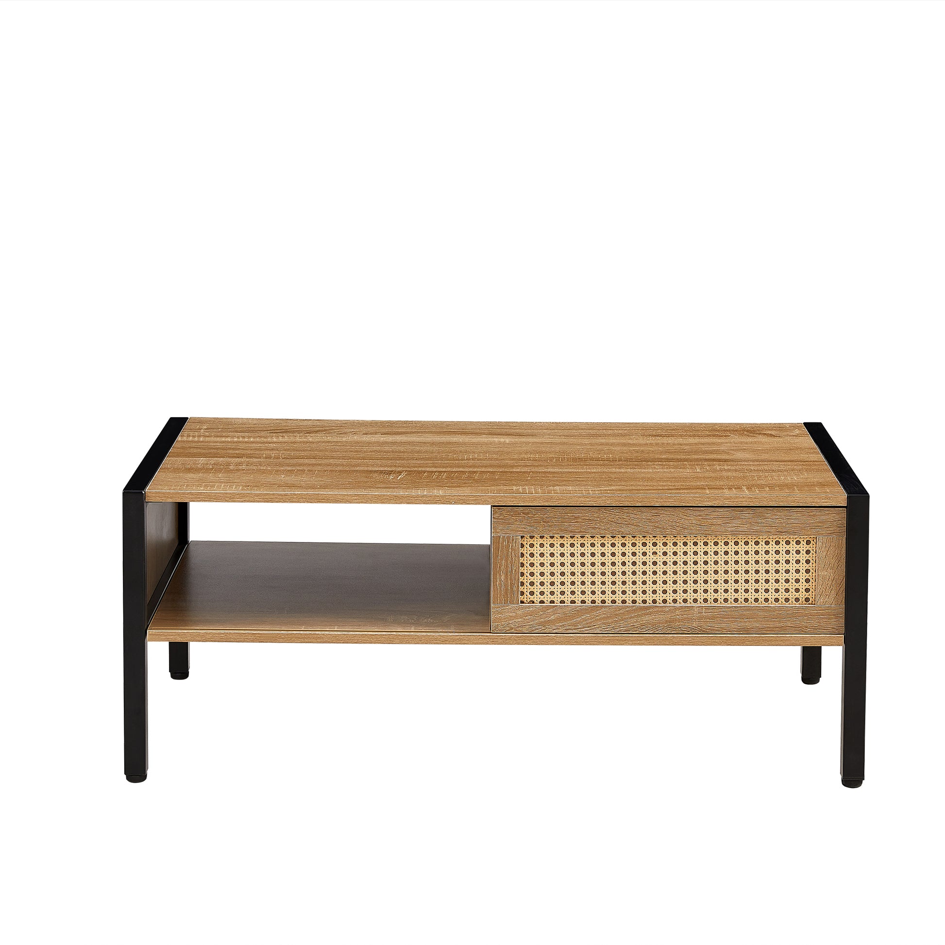 “40.16 inch rattan coffee table – stylish, durable centerpiece for indoor or outdoor living spaces – Hot Deal Warehouse furniture”

