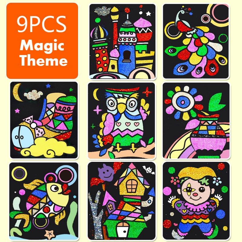 “DIY Cartoon Magic Transfer Painting Kit – creative art kit for kids with fun cartoon designs, perfect for hands-on crafting and imaginative play – Hot Deal Warehouse crafts & toys”
