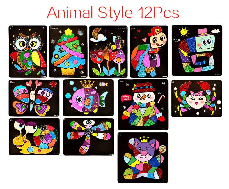 “DIY Cartoon Magic Transfer Painting Kit – creative art kit for kids with fun cartoon designs, perfect for hands-on crafting and imaginative play – Hot Deal Warehouse crafts & toys”
