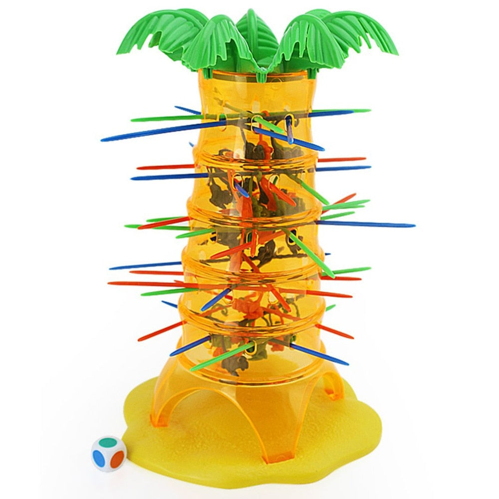 “Dump Monkey Falling Monkeys Board Game – fun and interactive family board game where players try to keep the monkeys from falling, great for kids and adults – Hot Deal Warehouse toys & games”
