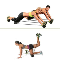 “Double Wheel Abdominal Power Roller – sturdy ab roller with dual wheels for enhanced stability, perfect for core workouts and strength training – Hot Deal Warehouse fitness”
