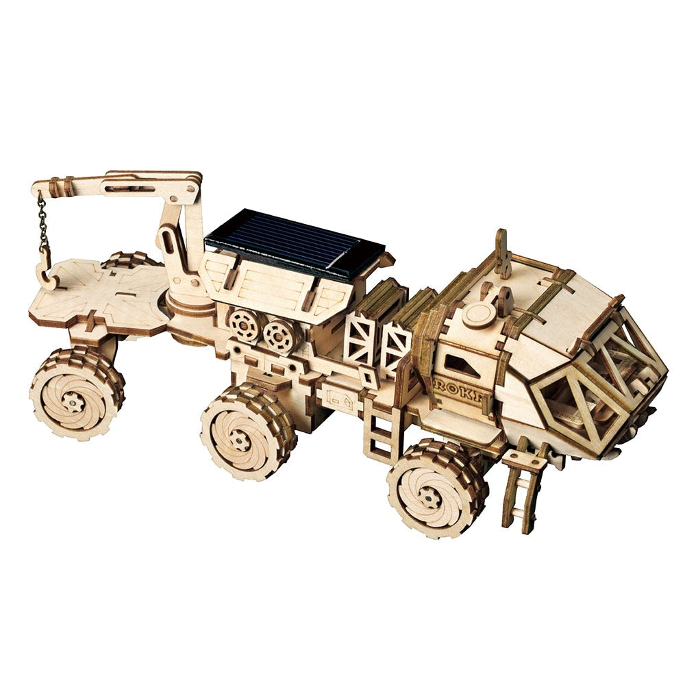ROBOTIME ROKR DIY Solar Wooden Model Kit