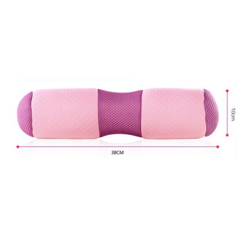 "Multifunctional yoga exercise bolster made from soft, supportive foam with a durable, machine-washable cover. Ideal for enhancing yoga, Pilates, and stretching routines, the bolster provides comfort and support for various poses and exercises."