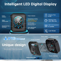 8000mAh Portable Camping Shower, IPX8 Waterproof Rechargeable Outdoor Shower Pump with Hose Hot Deal Warehouse