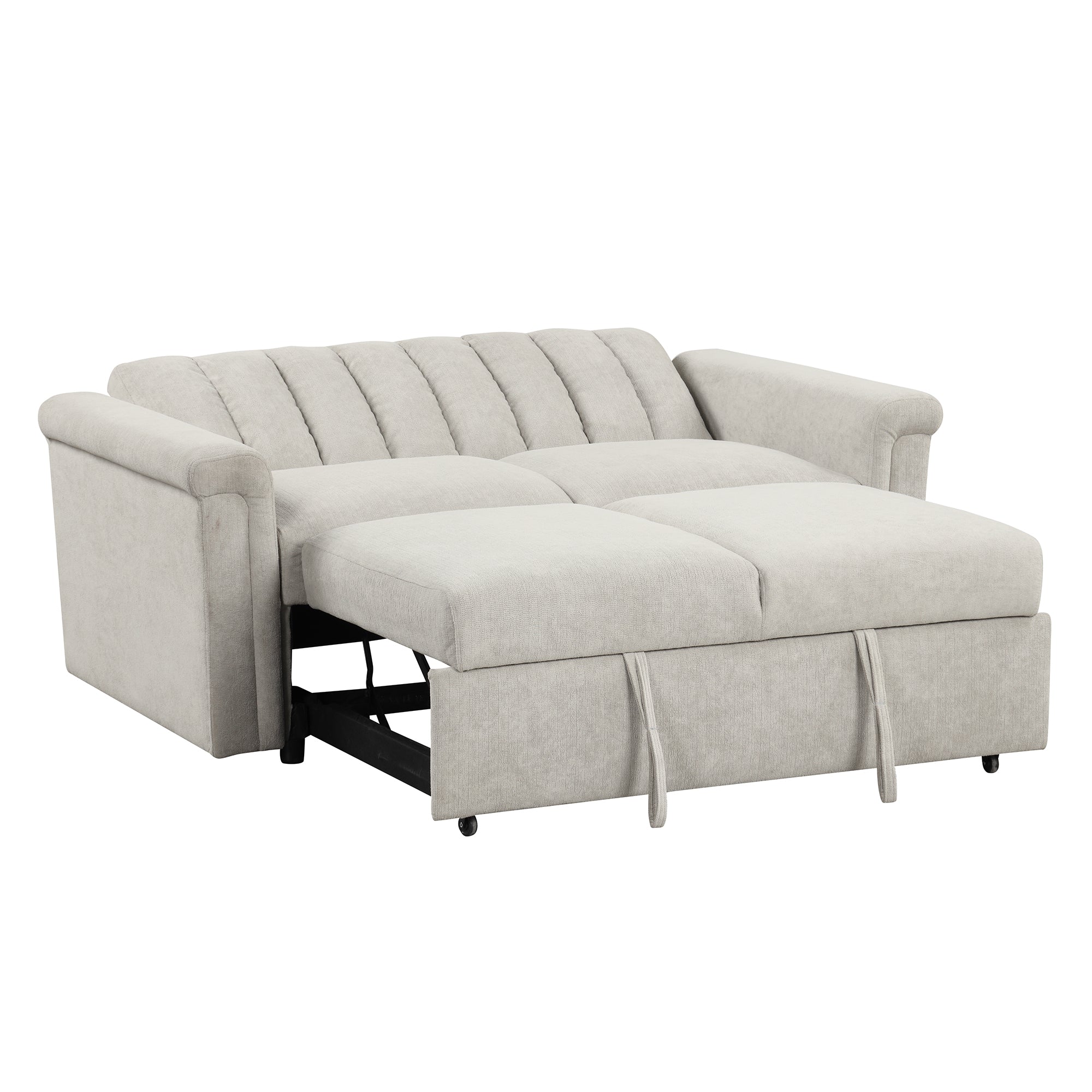 U Style Convertible Sofa With Pull Out Bed