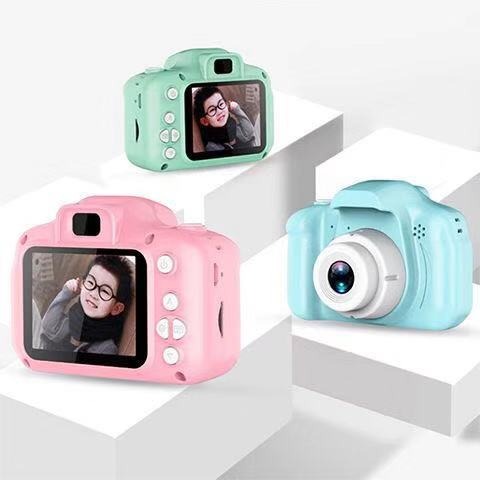 X2 children’s cartoon digital camera in SLR style with HD lens and colorful display.

