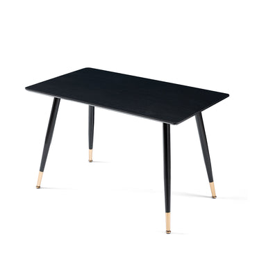 “Black modern kitchen dining table – sleek, contemporary table for stylish dining spaces and everyday family meals – Hot Deal Warehouse furniture”

