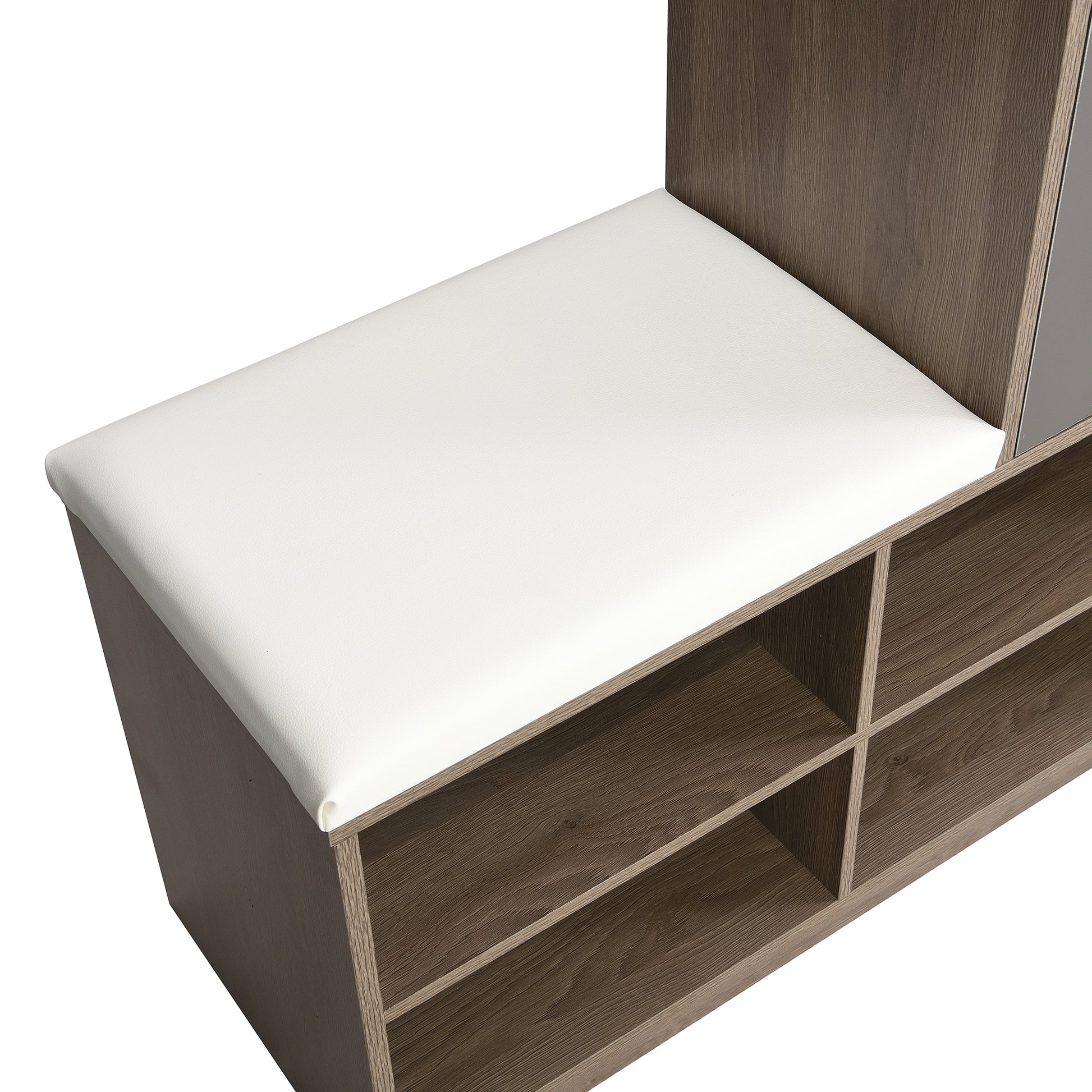 “2-in-1 shoe storage platform cabinet – multifunctional organizer for shoes and entryway essentials – Hot Deal Warehouse home furniture”

