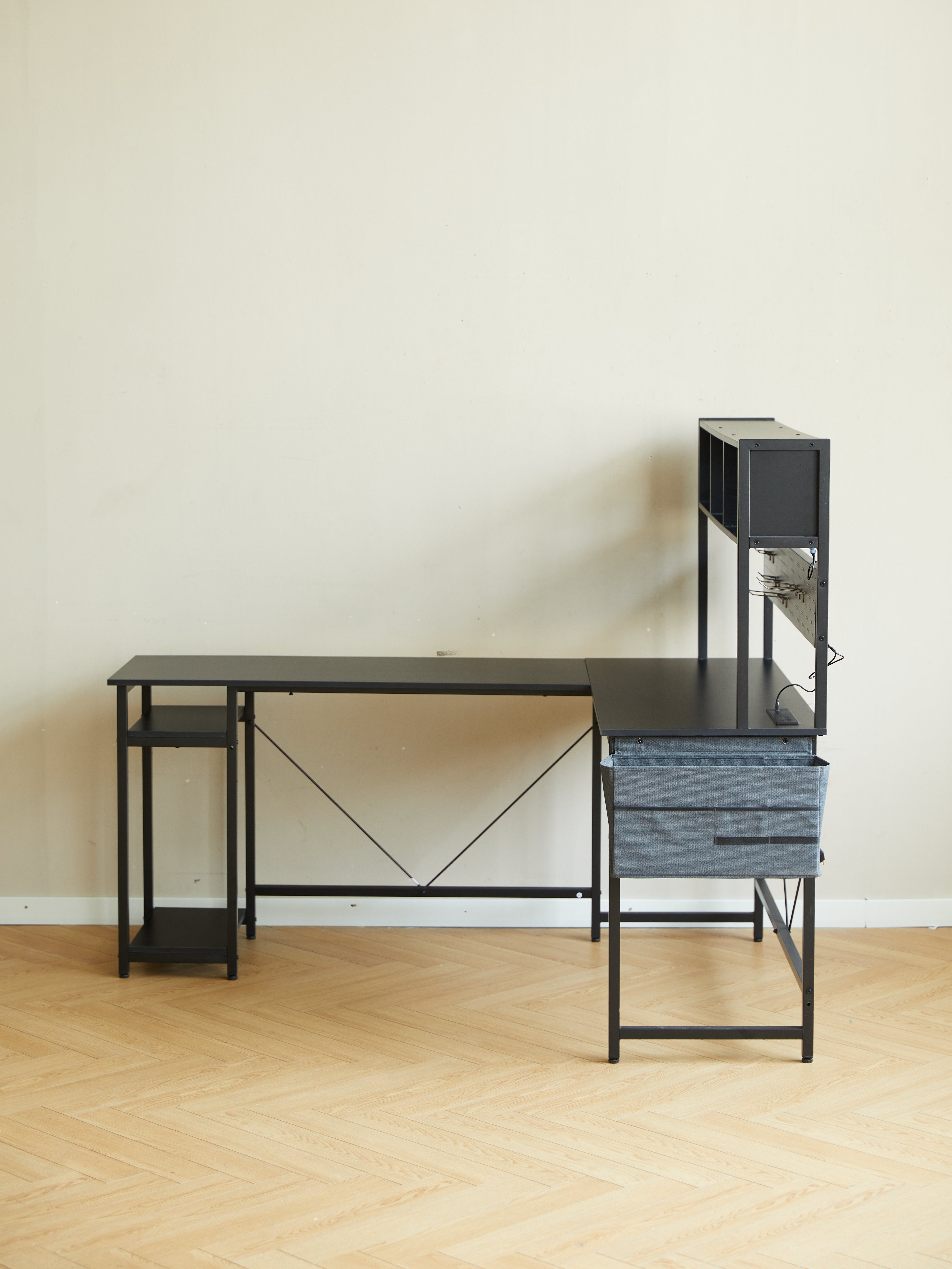 “94.5 inch L shaped gaming desk – spacious, ergonomic workstation for gamers and home office setups – Hot Deal Warehouse furniture”

