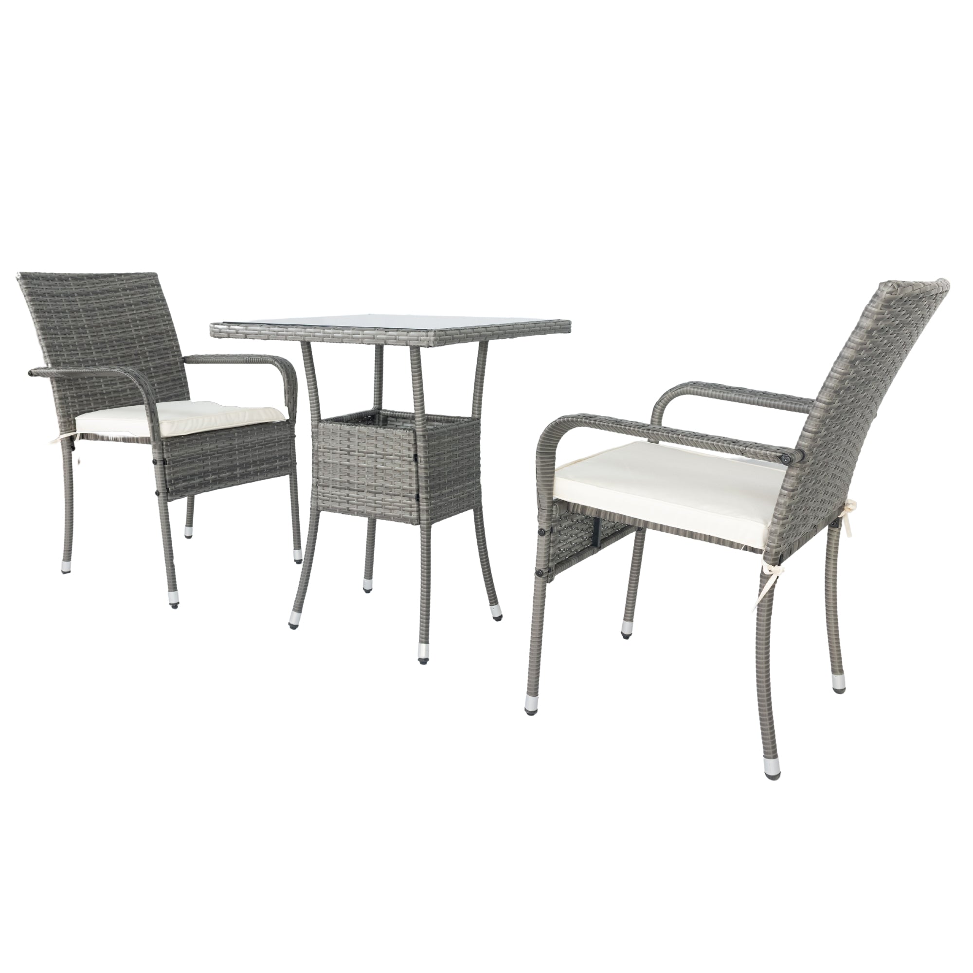 “3 piece patio wicker conversation set – stylish, weather-resistant outdoor furniture for relaxing and entertaining – Hot Deal Warehouse outdoor living”

