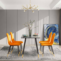 “Black modern kitchen dining table – sleek, contemporary table for stylish dining spaces and everyday family meals – Hot Deal Warehouse furniture”

