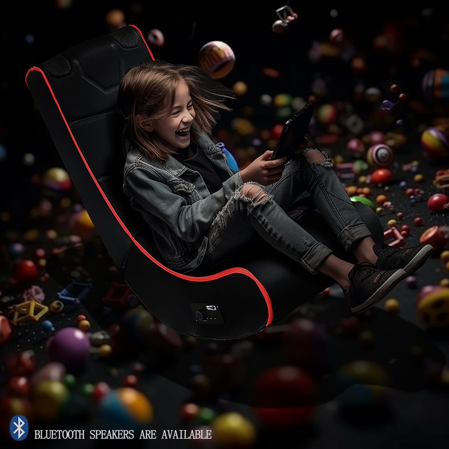 “Foldable Gaming Chair with Onboard Speakers – comfortable, foldable gaming chair with built-in speakers for an immersive experience – Hot Deal Warehouse electronics”
