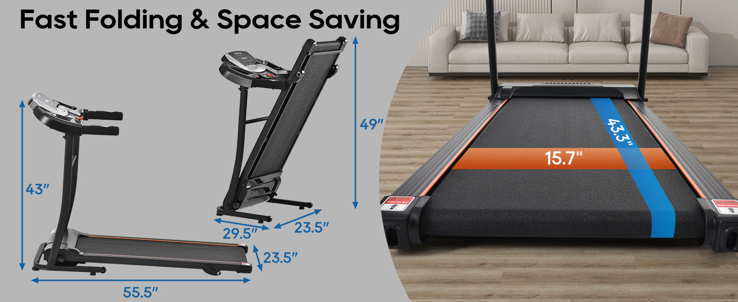 “Folding Treadmill for Home – space-saving, foldable treadmill for convenient home workouts and cardio training – Hot Deal Warehouse fitness”
