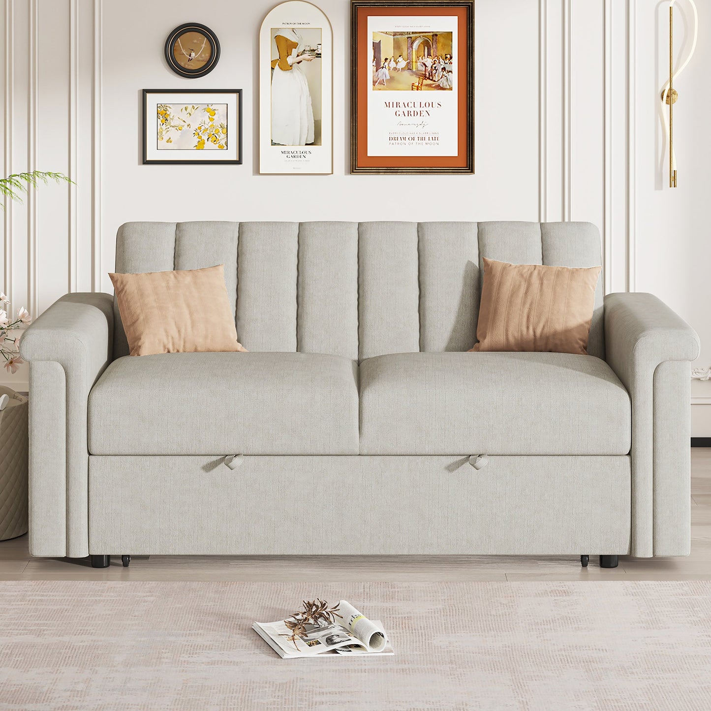 U Style Convertible Sofa With Pull Out Bed Hot Deal Warehouse