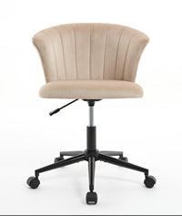 Velvet Swivel Flower Shaped Home Office Chair Hot Deal Warehouse