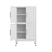 “Deluxe White Storage Cabinet – spacious, modern storage cabinet in crisp white, perfect for organizing any room in style – Hot Deal Warehouse home furniture”
