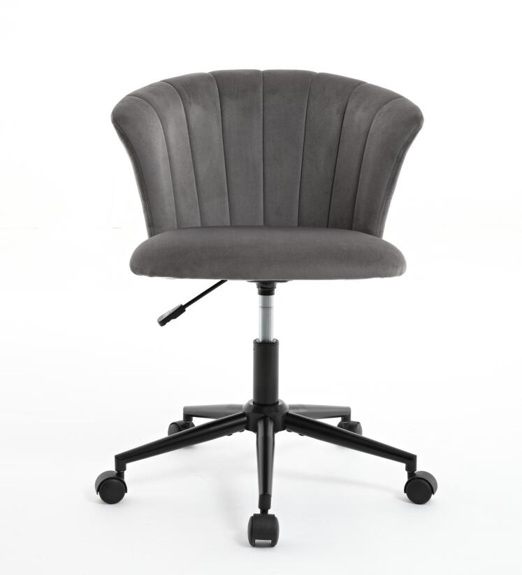 Velvet Swivel Flower Shaped Home Office Chair Hot Deal Warehouse