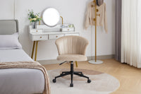 Velvet Swivel Flower Shaped Home Office Chair Hot Deal Warehouse