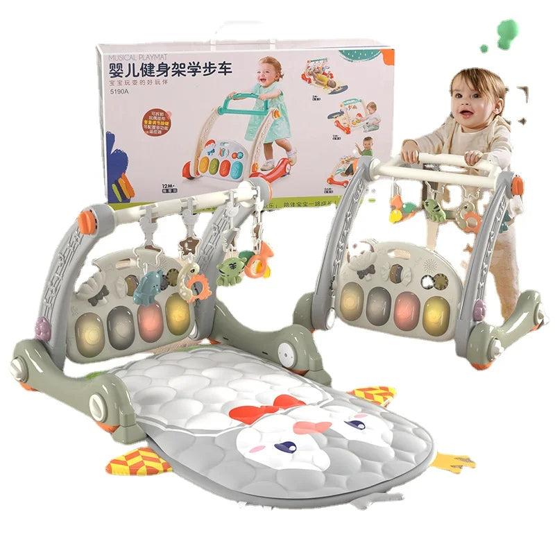 “4 in 1 baby walker – multifunctional walker, rocker, and activity center for infant development and play – Hot Deal Warehouse baby essentials”

