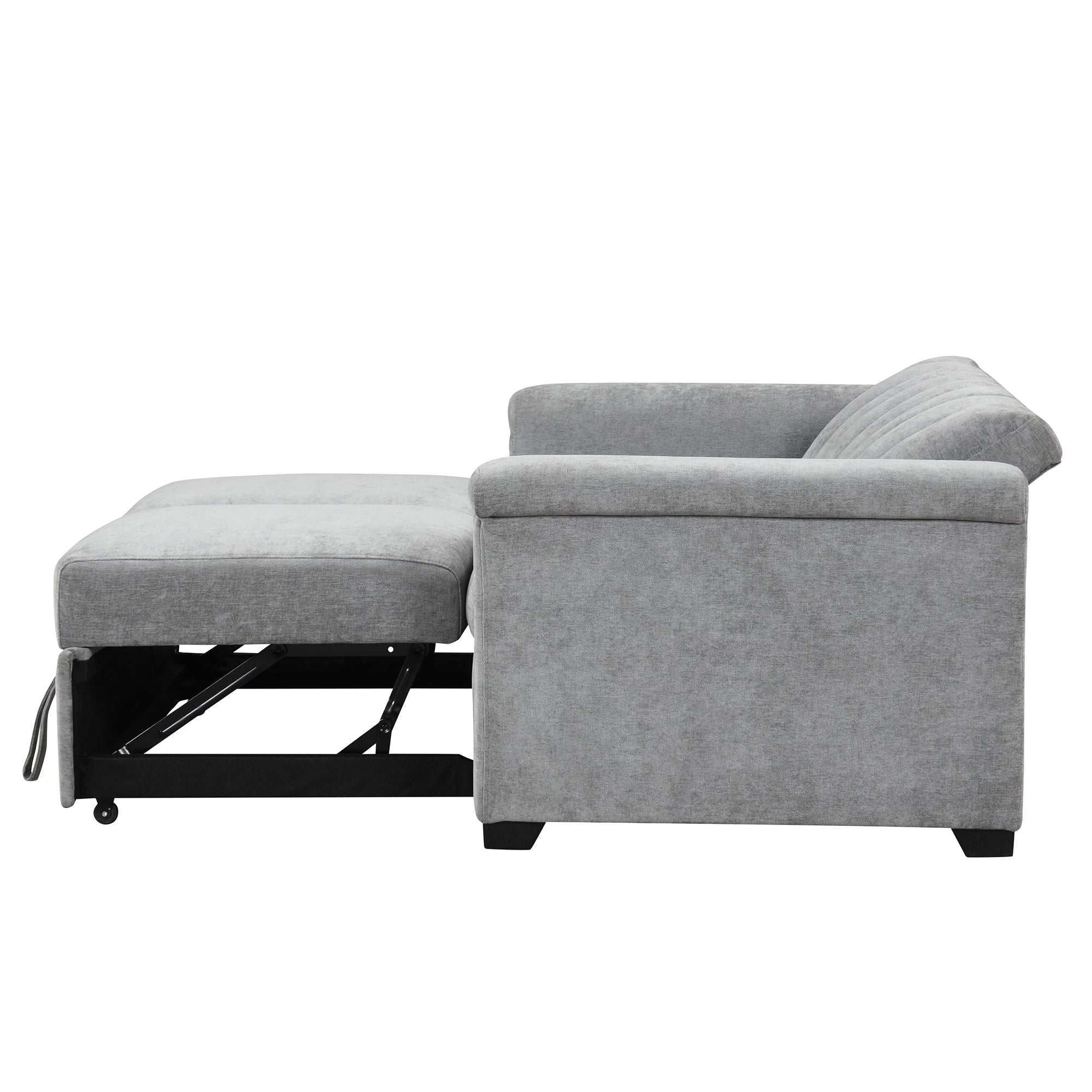 U Style Convertible Sofa With Pull Out Bed