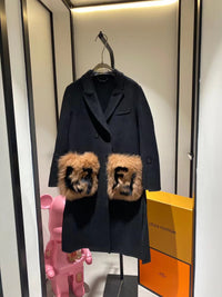Snowy Woolen Coat