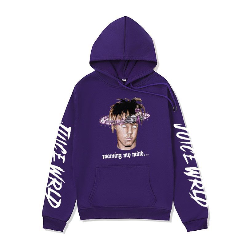 Men’s autumn winter hoodie – rapper-inspired streetwear jacket with bold graphic print.

