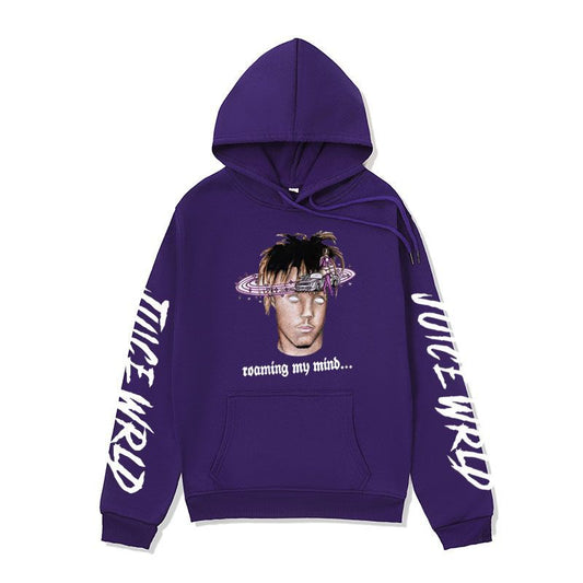 Men’s autumn winter hoodie – rapper-inspired streetwear jacket with bold graphic print.

