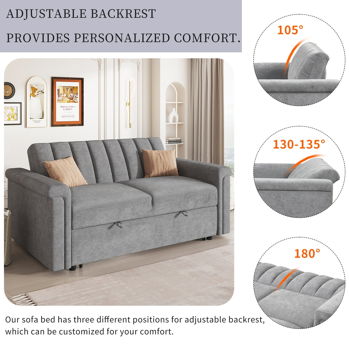 U Style Convertible Sofa With Pull Out Bed Hot Deal Warehouse