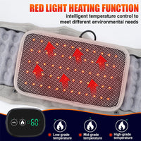 Electric Heating & Massage Waist Belt, Inflatable Airbag Lumbar Support for Back Pain and Posture Correction Hot Deal Warehouse