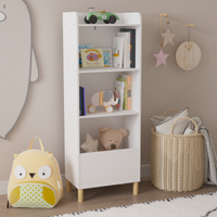 “4-tier bookcase – modern, space-saving shelving unit for books, décor, and storage – Hot Deal Warehouse furniture”

