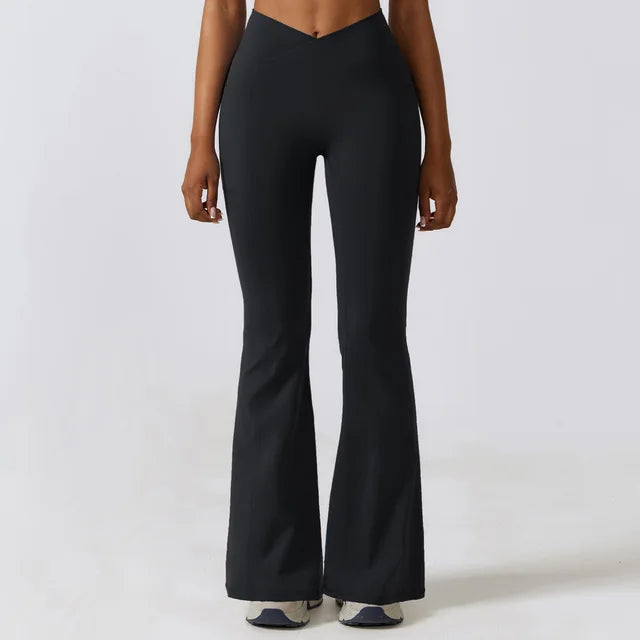 Women Gym High Waist Wide Leg Pants Hot Deal Warehouse