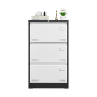 “3 drawer metal lateral file cabinet with lock – secure, durable office storage for documents and files – Hot Deal Warehouse office furniture”

