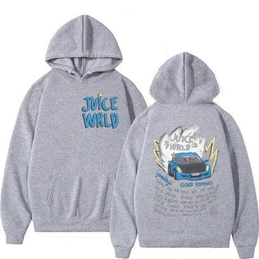 Unisex anime hoodie with dark retro print – oversized pullover streetwear.

