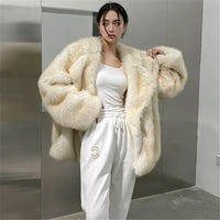 “Foxy Faux Fur Coat – women’s luxurious faux fur coat with a chic, cozy design, perfect for adding glamour and warmth to any outfit – Hot Deal Warehouse fashion”
