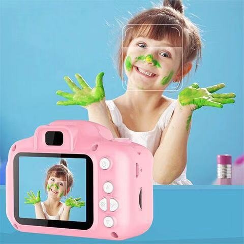 X2 children’s cartoon digital camera in SLR style with HD lens and colorful display.

