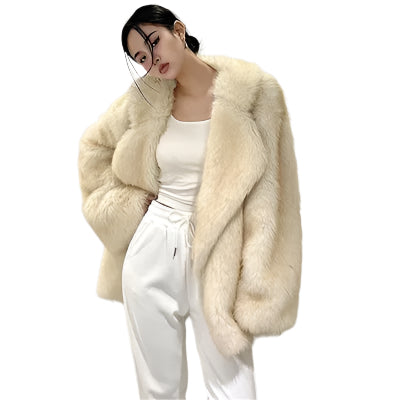 “Foxy Faux Fur Coat – women’s luxurious faux fur coat with a chic, cozy design, perfect for adding glamour and warmth to any outfit – Hot Deal Warehouse fashion”
