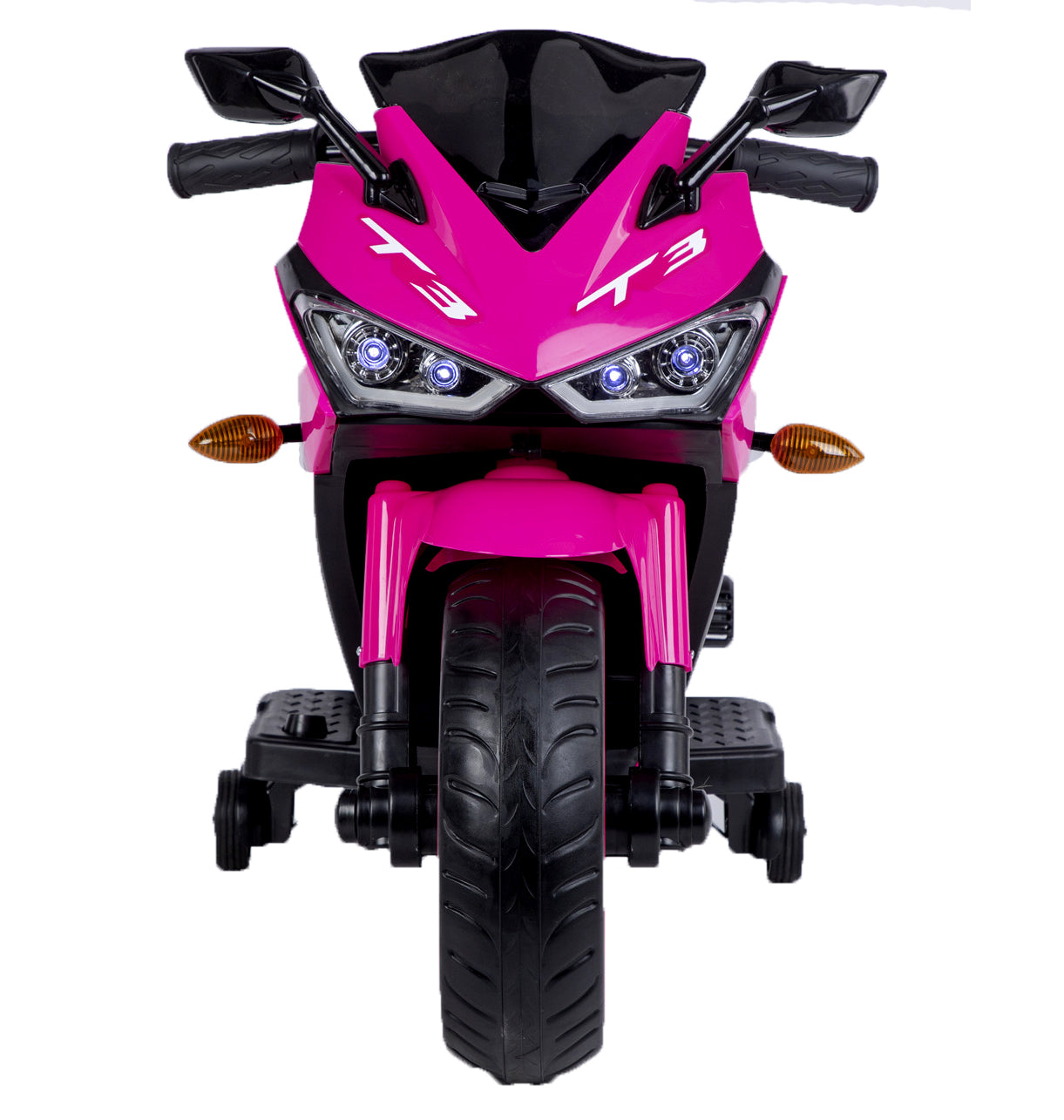 TAMCO 12V kids motorcycle ride-on toy with training wheels, designed for a fun and safe riding experience. Features realistic details, adjustable speed, and easy-to-use controls, making it perfect for young riders to enjoy outdoor adventures while learning balance and coordination.







