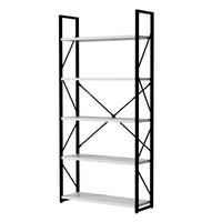 “5-tier bookshelf – tall, modern shelving unit for books, décor, and organized storage – Hot Deal Warehouse furniture”

