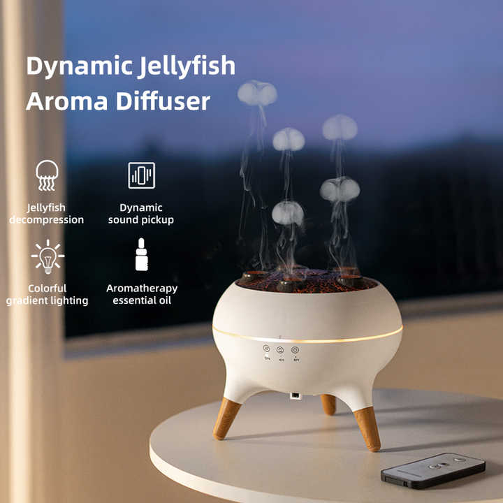 “Electric Night Light Air Humidifier with Remote – multifunctional device combining soothing night light, air humidification, and aromatherapy, all controlled by remote – Hot Deal Warehouse home essentials”

