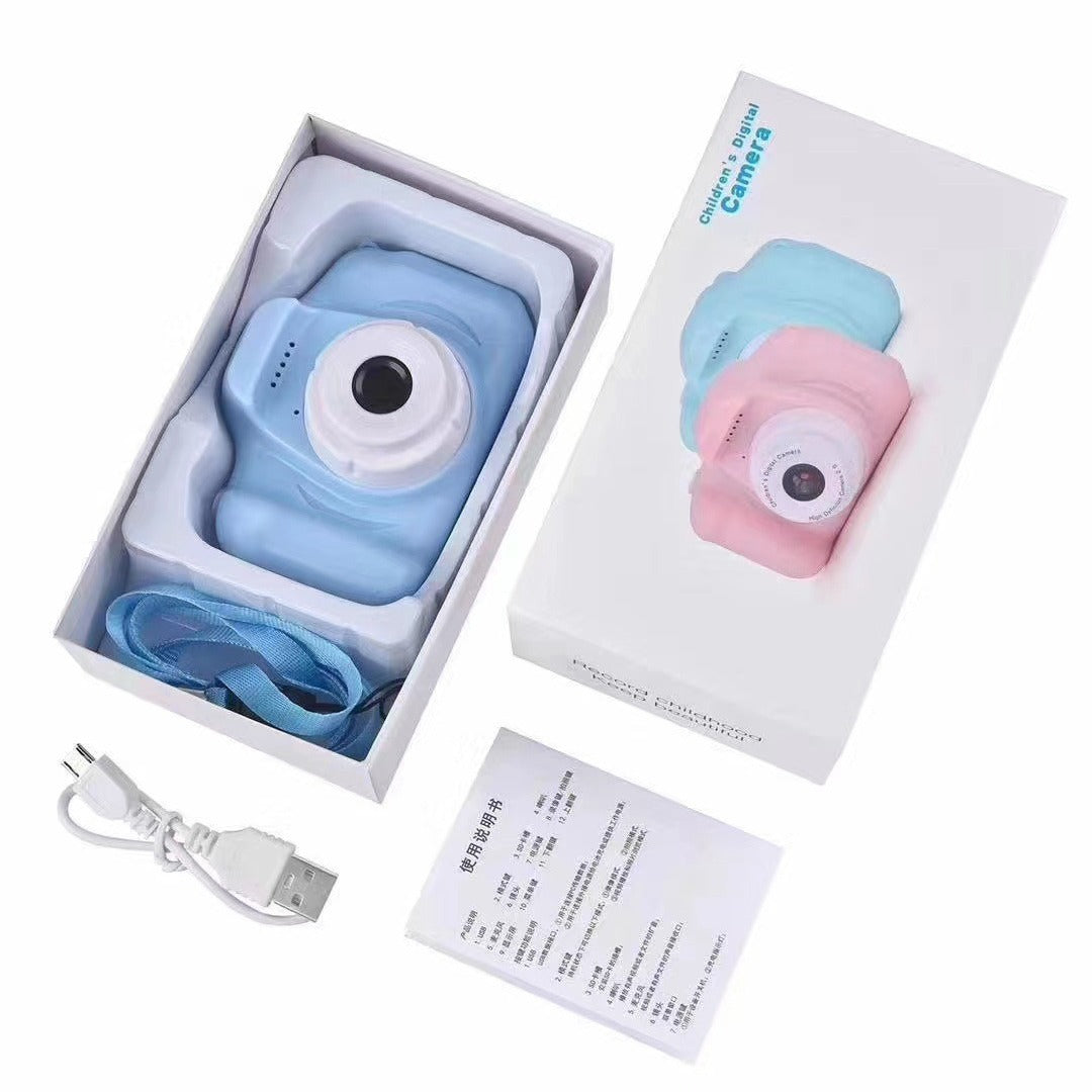 X2 children’s cartoon digital camera in SLR style with HD lens and colorful display.

