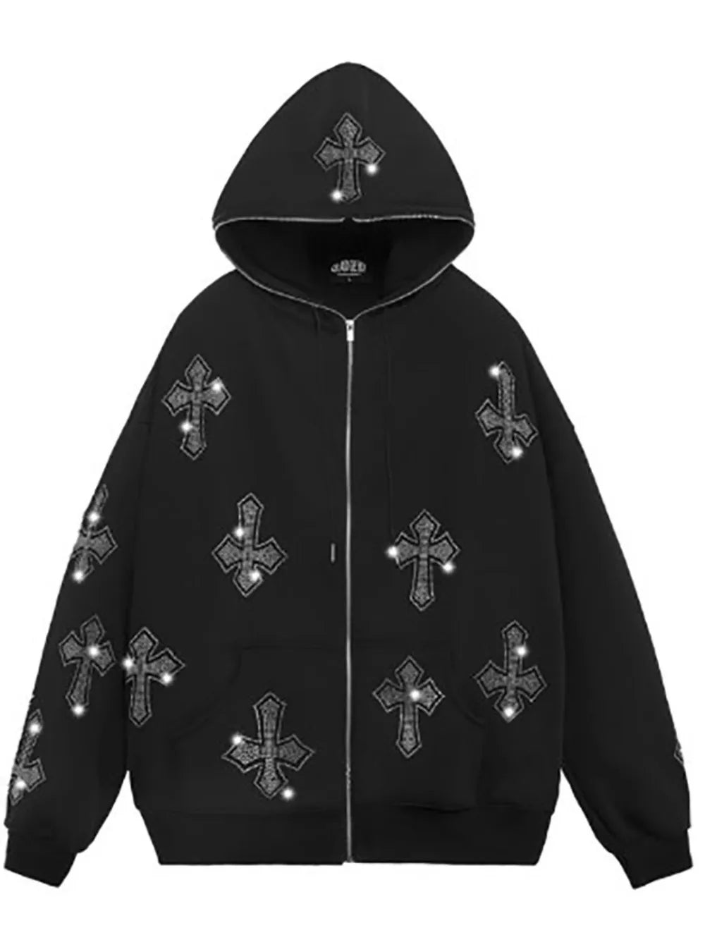 “Crossed Hoodie for Men – modern men’s hoodie featuring a unique crossed front design, perfect for casual and sporty looks – Hot Deal Warehouse menswear”

